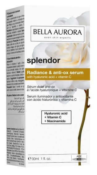 Splendor Sérum Iluminador Antioxidante · Bella Aurora · 30 ml