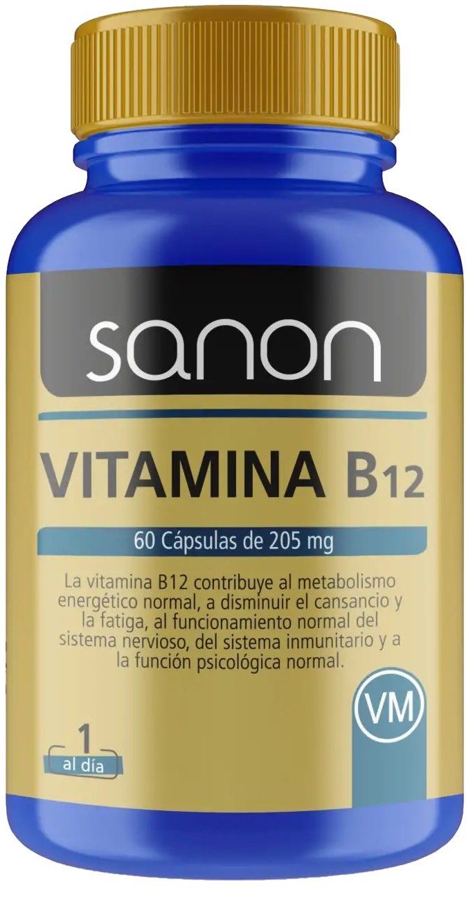 Vitamina B12 · Sanon · 60 cápsulas