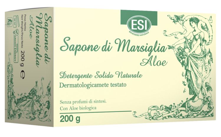 Jabón Sólido de Marsella con Aloe Vera · ESI · 200 gramos