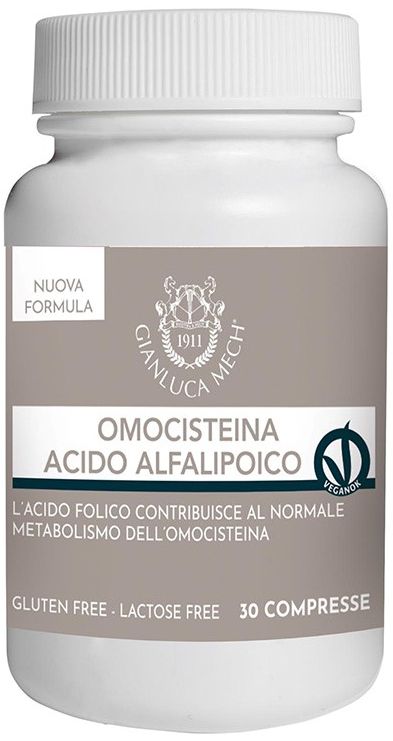 Omocisteina Ácido Alfa Lipoico · Gianluca Mech · 30 comprimidos