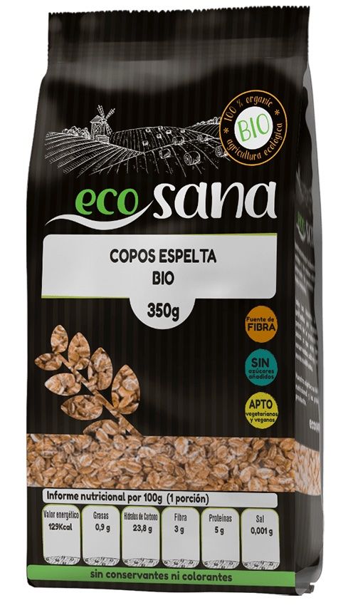 Copos de Espelta Bio · Ecosana · 350 gramos