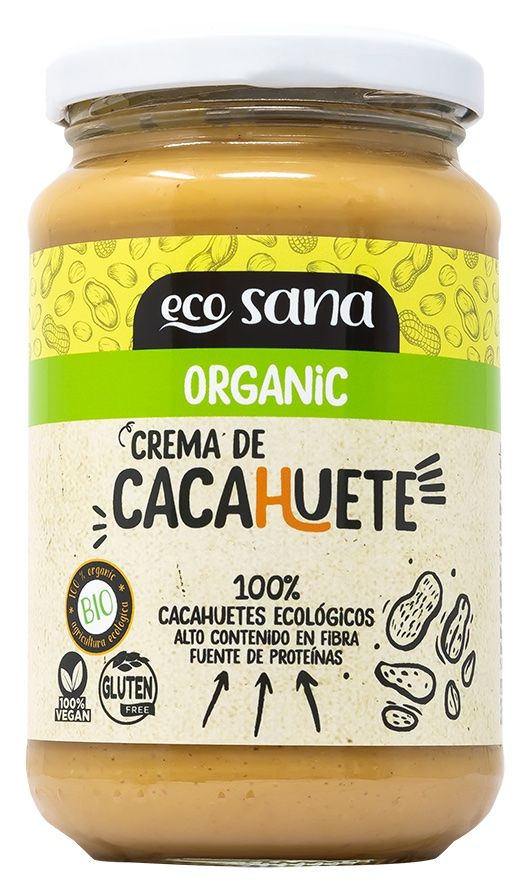 Crema de Cacahuete Bio · Ecosana · 350 gramos