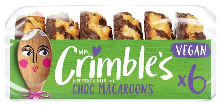 Galletas Veganas de Chocolate Sin Gluten · Mrs Crimbles · 195 gramos