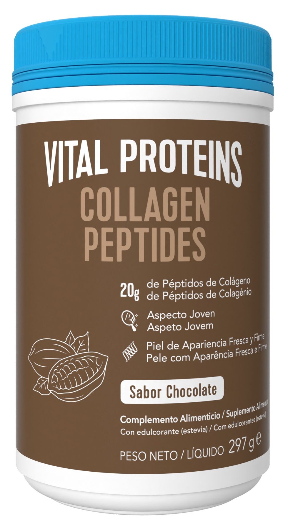 Péptidos de Colágeno Original Chocolate · Vital Proteins · 284 gramos