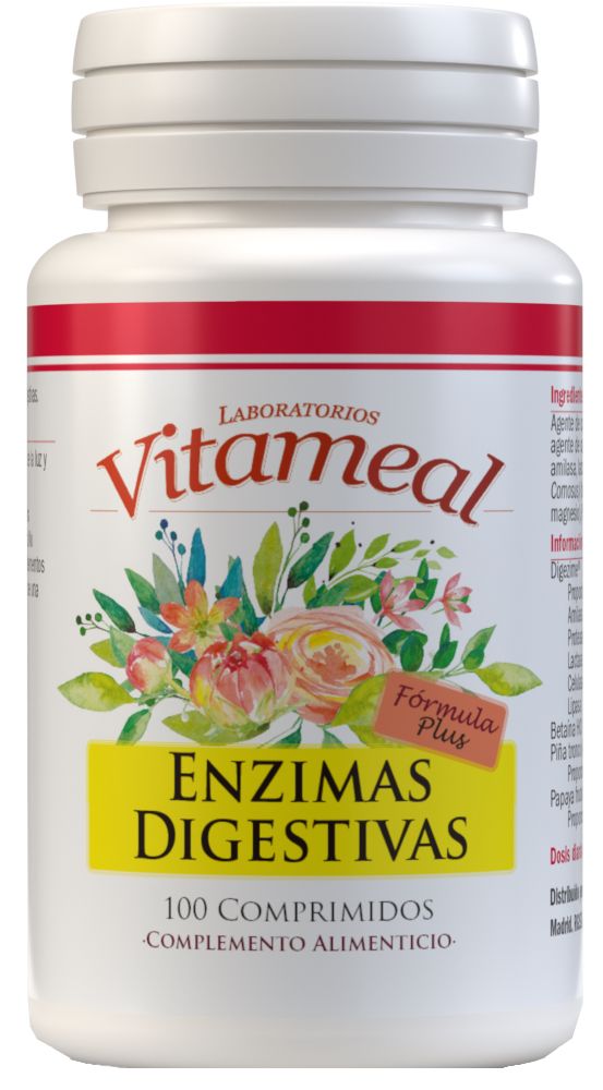 Enzimas Digestivas · Vitameal · 100 comprimidos