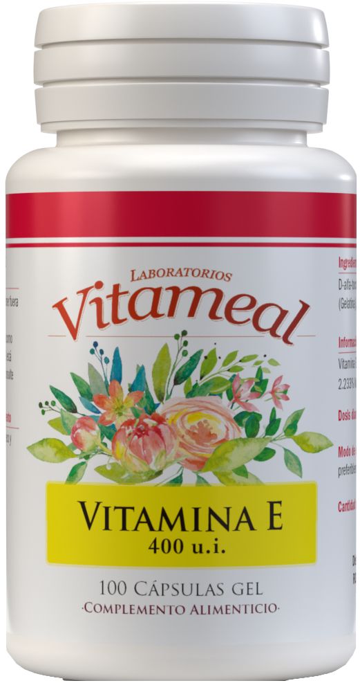 Vitamina E 400 UI · Vitameal · 100 cápsulas