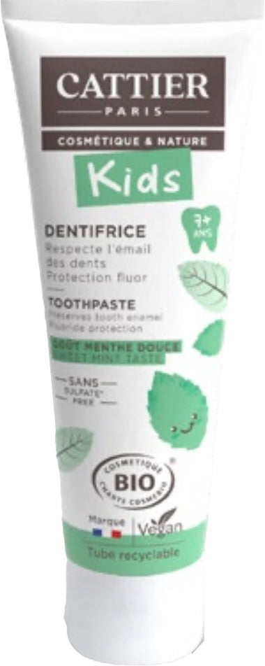 Dentífrico Para Niños Mayores de 7 Años · Cattier · 50 ml