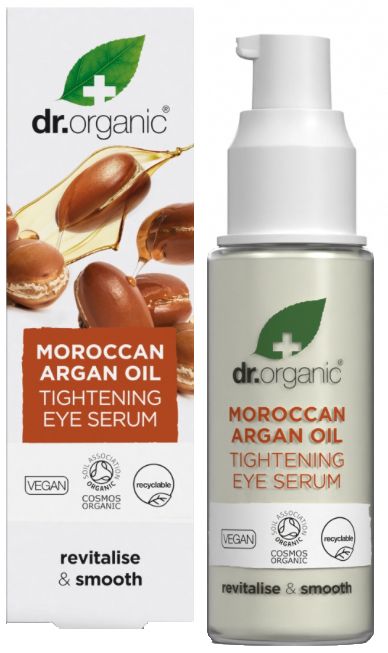 Serum Contorno de Ojos Aceite de Argan · Dr Organic · 30 ml