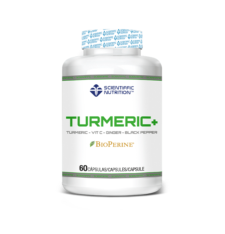 Turmeric+ · Scientiffic Nutrition · 60 cápsulas