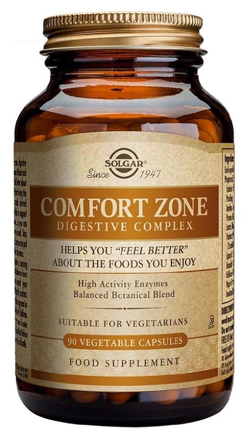 Comfort Zone Digestive Complex · Solgar · 90 cápsulas