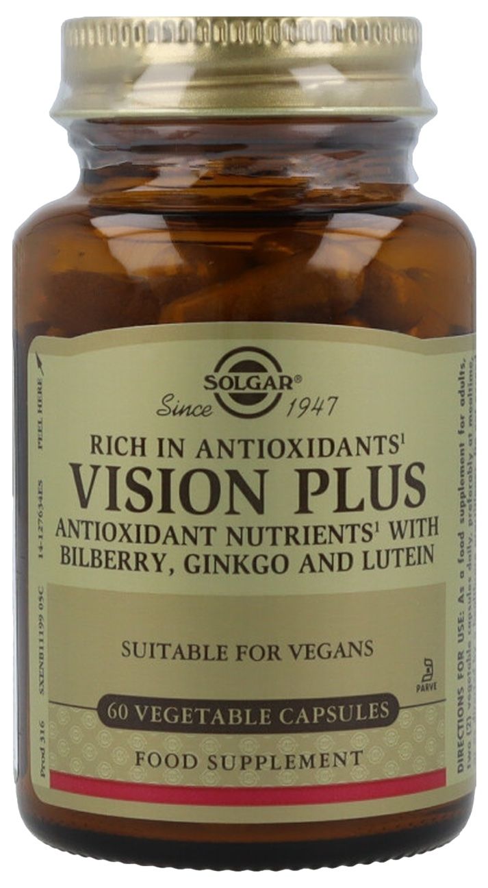 Vision Plus · Solgar · 60 cápsulas
