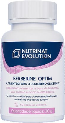 Berberine Optim · Nutrinat Evolution · 60 cápsulas