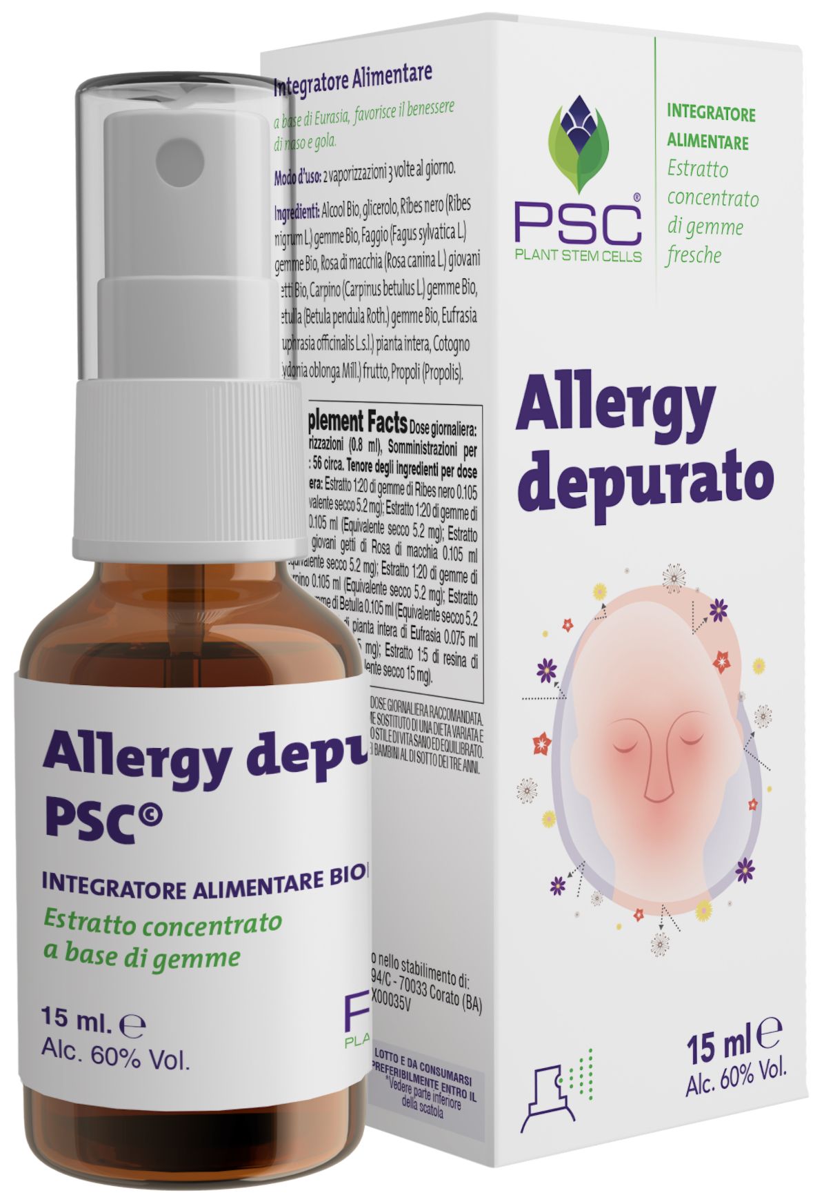 PSC Allergy Depurato Spray · Forza Vitale · 15 ml