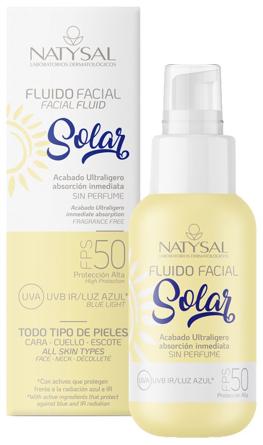 Fluido Facial Solar Alta Protección FPS 50 · Natysal · 50 ml
