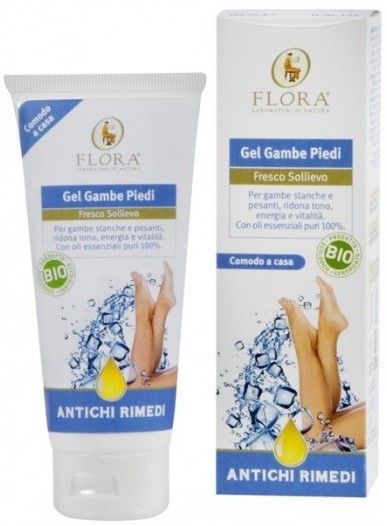 Gel Frío para Piernas y Pies · Flora · 100 ml
