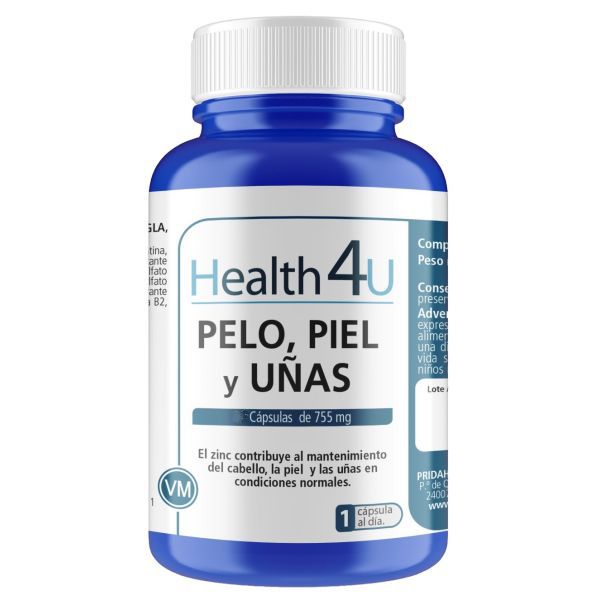 Pelo, Piel y Uñas · Health4U · 60 cápsulas