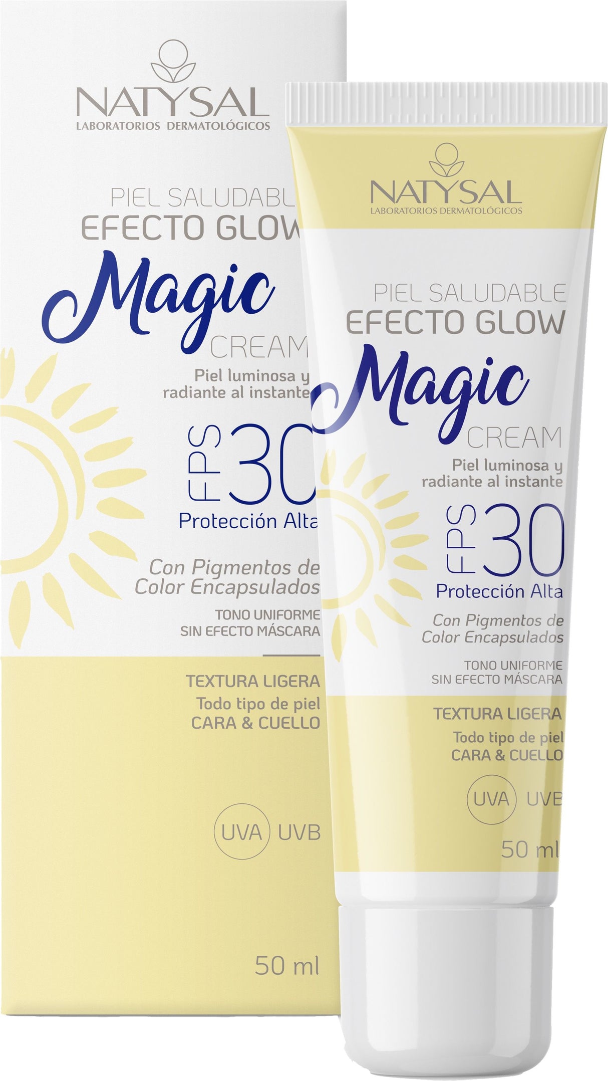 Magic Cream Efecto Glow FPS30 · Natysal · 50 ml