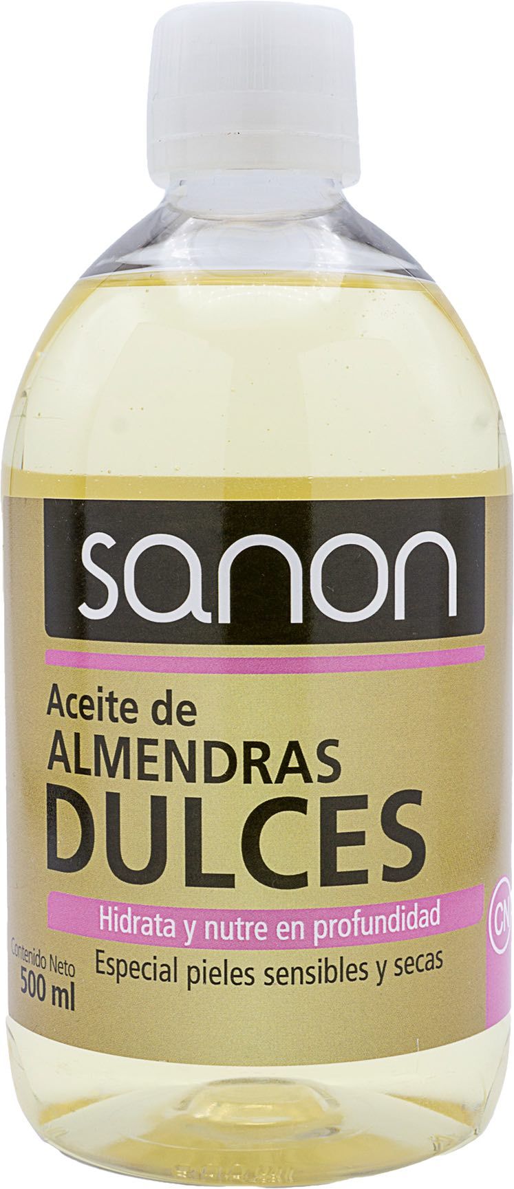 Aceite de Almendras Dulces · Sanon · 500 ml