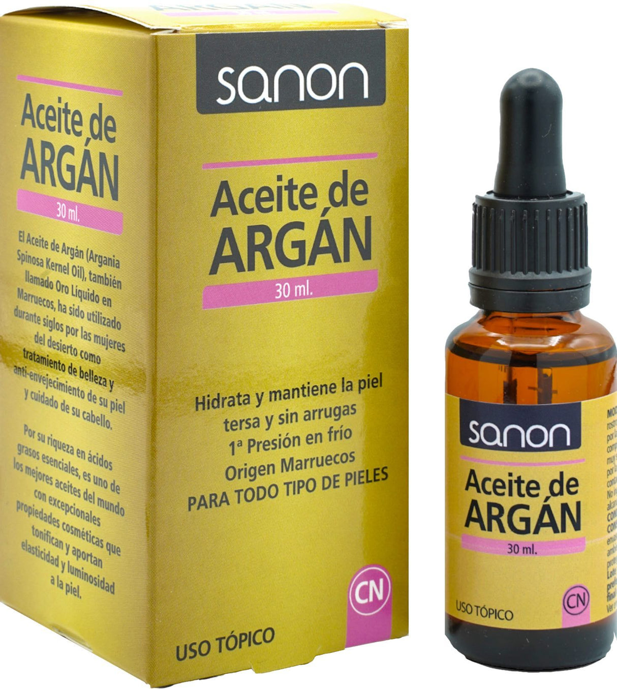 Aceite de Argán · Sanon · 30 ml