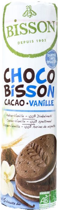 Galletas Choco de Cacao y Vainilla · Bisson · 300 gramos
