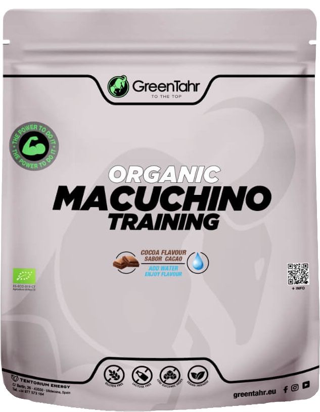Macuchino Training Eco Sabor Cacao · Green Tahr · 600 gramos