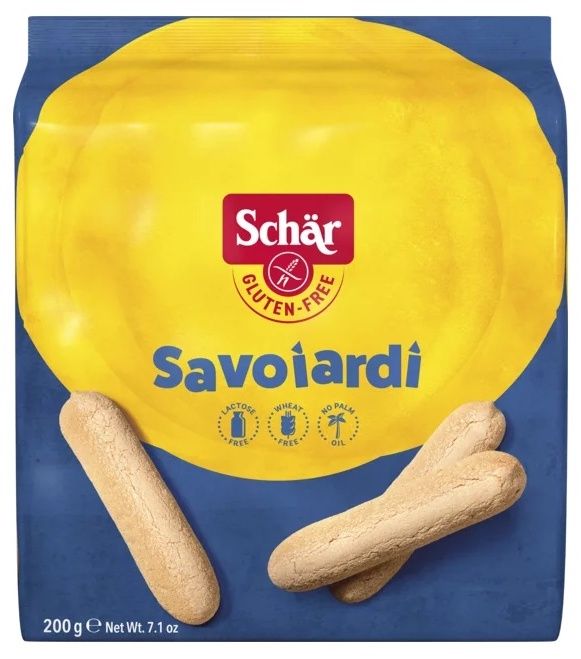 Savoiardi Sin Gluten · Schär · 200 gramos