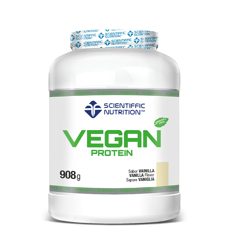 Vegan Protein: Sabor Vainilla · Scientiffic Nutrition · 908 gramos