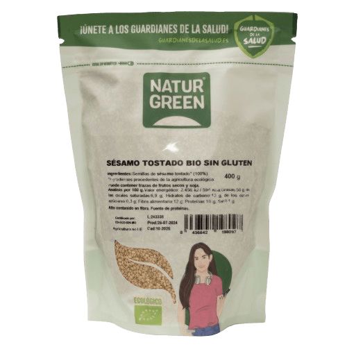 Semillas de Sésamo Tostado Bio · Naturgreen · 400 gramos