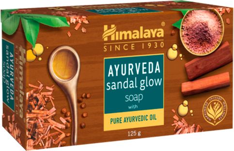 Jabón Ayurvédico Sándalo · Himalaya · 125 gramos
