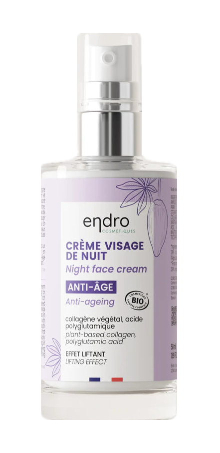 Crema de Noche Reafirmante con Colágeno · Endro Cosmétiques · 50 ml