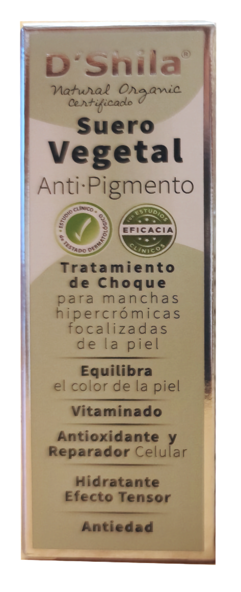Suero Vegetal Anti-Pigmento · D´Shila · 20 ml