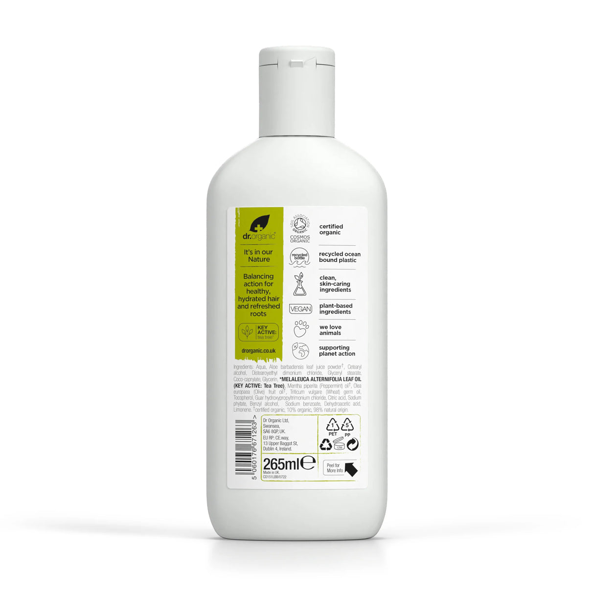 Acondicionador Arbol de Te · Dr Organic · 265 ml