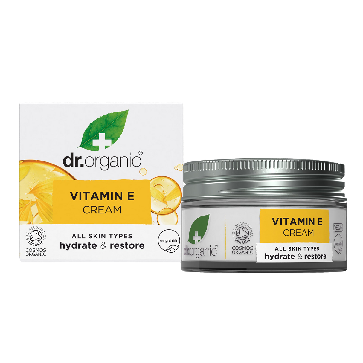 Crema de Vitamina E · Dr Organic · 50 ml