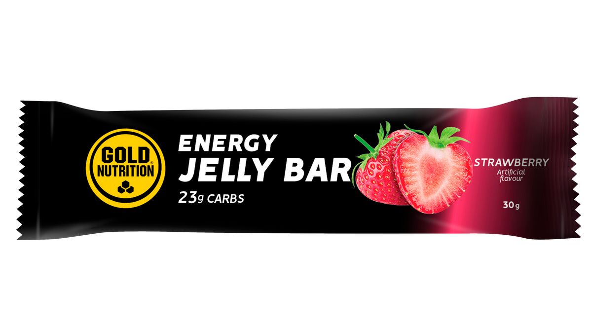Jelly Bar Fresa · Gold Nutrition · 30 gramos