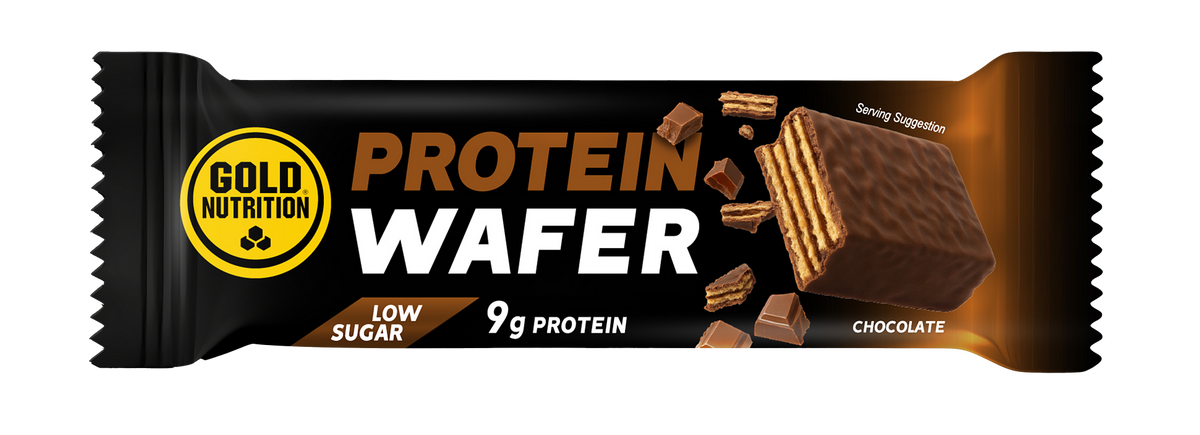 Protein Wafer Bar Chocolate · Gold Nutrition · 30 gramos