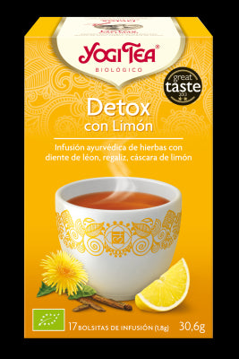 Detox con Limón · Yogi Tea · 17 filtros