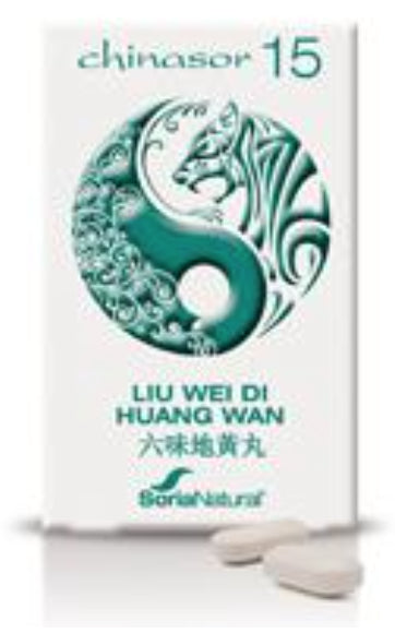 Chinasor 15 LIU WEI DI HUANG WAN · Soria Natural · 30 comprimidos
