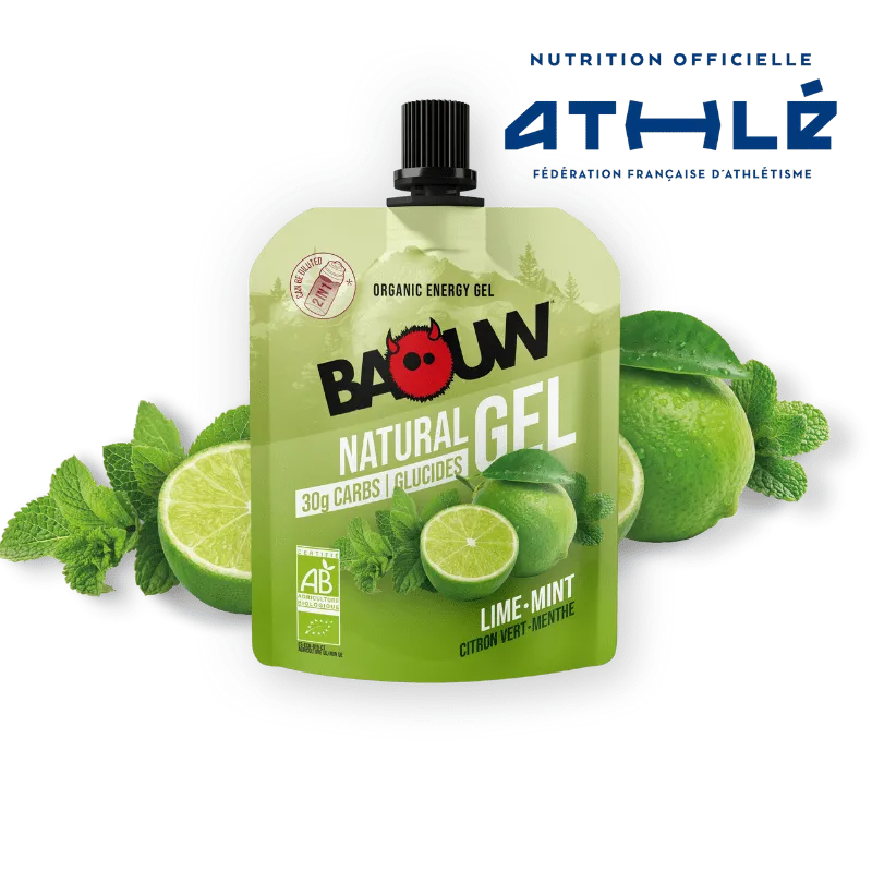 Gel Energético Lima Menta Baouw