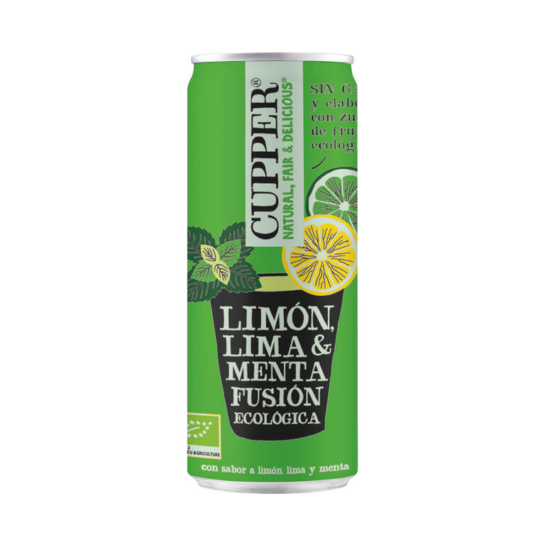 Bebida de Menta, Limón y Lima Bio · Cupper · 250 ml