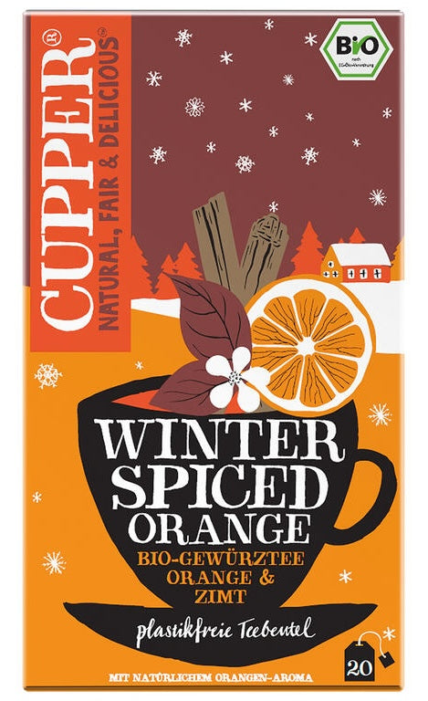 Infusión Naranja Canela Bio · Cupper · 20 filtros