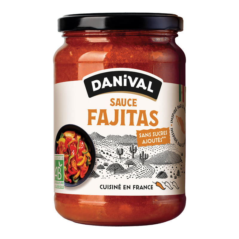 Salsa para Fajitas · Danival · 350 gramos
