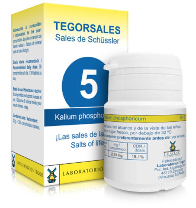 Tegorsales nº 5 Kalium phosphoricum · Tegor · 20 gramos