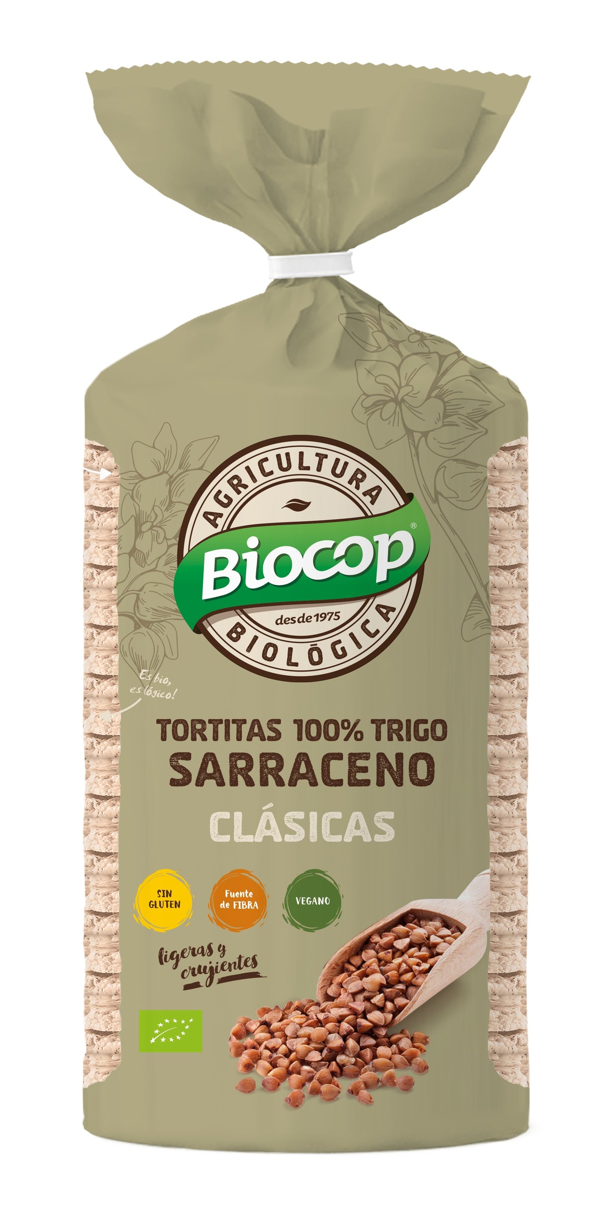 Tortitas 100% Trigo Sarraceno · Biocop · 100 gramos