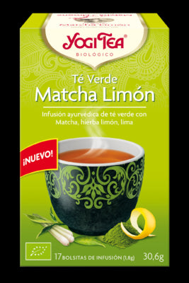 Te Verde Matcha Limon · Yogi Tea · 17 filtros