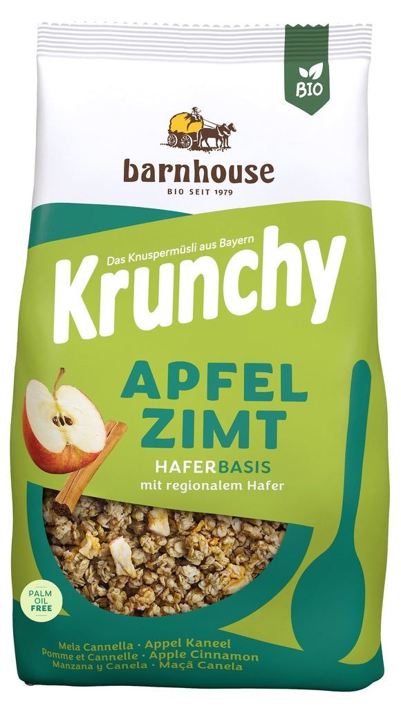 Muesli Krunchy Manzana y Canela Bio · Barnhouse · 1.250 gramos