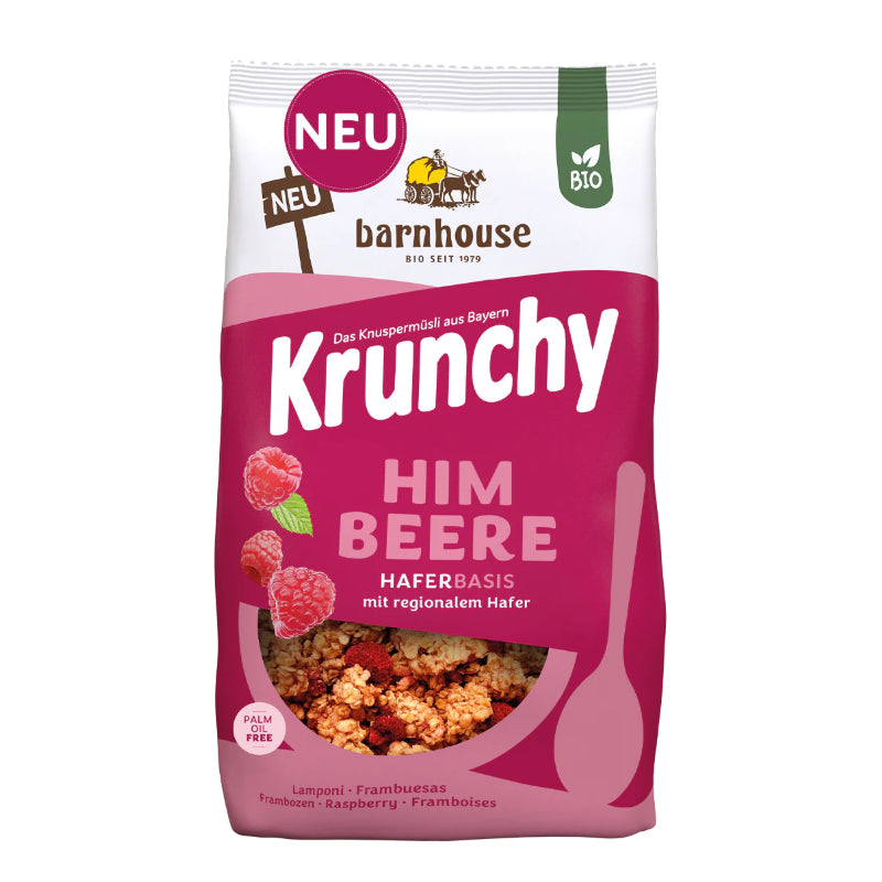 Muesli Krunchy Frambuesa · Barnhouse · 500 gramos
