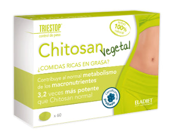 Triestop Chitosán Vegetal · Eladiet · 60 comprimidos