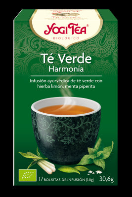 Té Verde Harmonía · Yogi Tea · 17 filtros