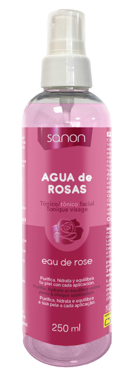 Agua de Rosas · Sanon · 250 ml