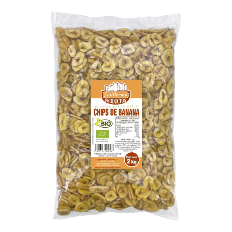 Chips de Banana Bio · Guillermo · 2 kg
